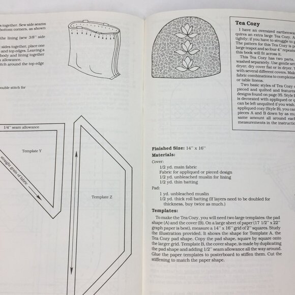 Vintage 1984 Projects For Blocks And Borders Quilt Pattern Book Marsha McCloskey - Picture 10 of 12